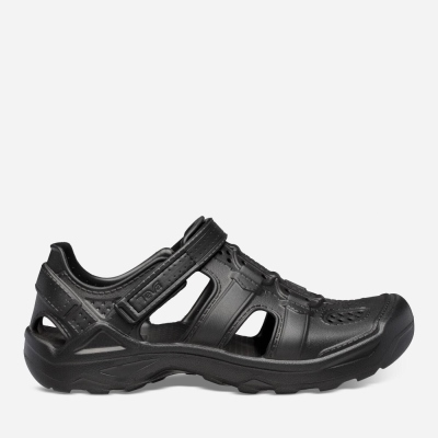 Teva Omnium Drift Men's Black Slip Ons CA35751 Canada Sale